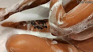 Look at This Hot Tanned Stepsister in the Bathroom After Turkey Vacation!