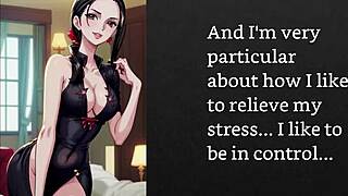 Bride faygrey nico robins delivers gentle humiliation femdom tease with joi sounding