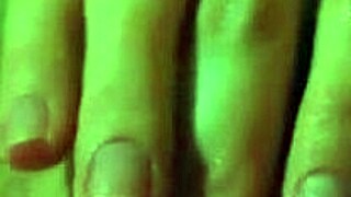 watch this puffy nippled milf masturbate intensely, contrasting her mature allure