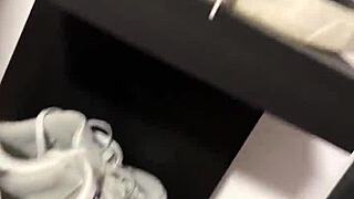 good morning barfoot feet fetish girl smelly socks