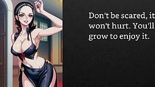 Bride faygrey nico robins delivers gentle humiliation femdom tease with joi sounding