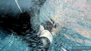 Hot Hungarian Teen Petra Enjoys Underwater Sex In The Swimming Pool