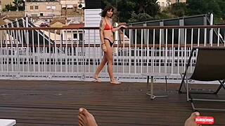 'watch this young colombian mulata fucking victor bloom in barcelona heights,'