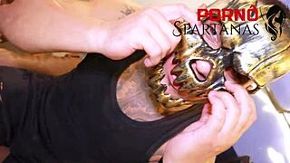 Gabily curte a jeba preta do spartano e deixa corno bolado with intense anal and interracial passion