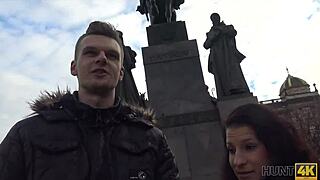 Hunt4k cuckold watches his gf cum thanks to the rich bastard