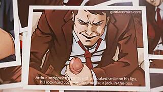 gloria uses her vibrating toy to win over the bad boss