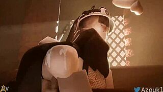 roblox egirl fucks her big ass hard while sucking monster cock