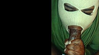 Super Sloppy Deep Throat Blowjob From Masked Girl!