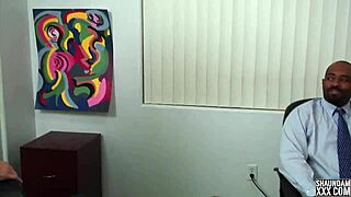 Job interview trailer with big black cock blowjob roleplay