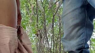 Weekend FUCKING the neighbor in the woods outdoors