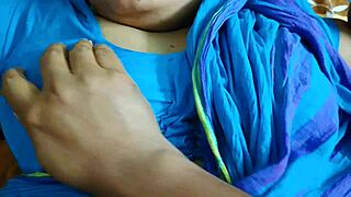 Desi housewife cheats with her round sexy ass in homemade cuckold sex