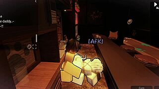 Paid cute femboy barista with cum.