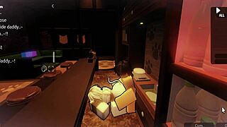 Paid cute femboy barista with cum.