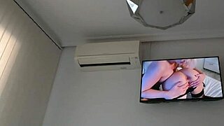 Milf Watches Her Own Lesbian Porn While Masturbating in Female POV