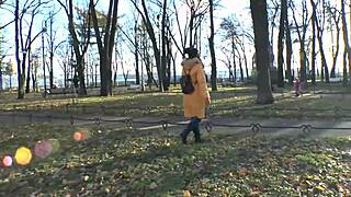 I stripping off my jeans after sweaty walk