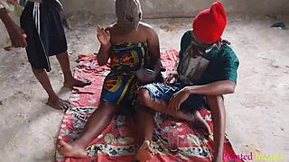 Oh wow, those big black cocks pampering that big ass wife in erotic backyard sex!