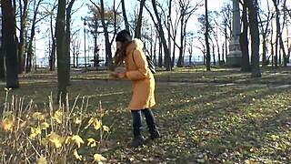 I stripping off my jeans after sweaty walk