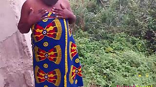 Oh wow, those big black cocks pampering that big ass wife in erotic backyard sex!