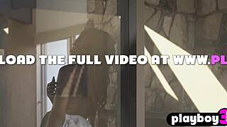 black and hot victoria antoinette posed in hot lingerie for the playboy