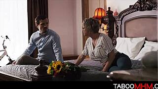 young stepson tastes real mature woman