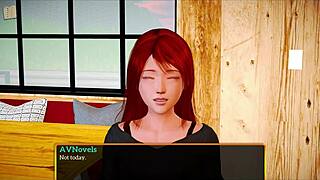 playing a fun game with my new family members