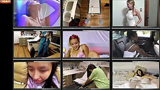 freshman gets hitachi orgasm from doctor in hospital gloves and latex