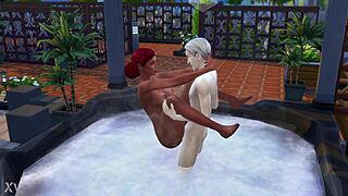 The sims 4 bath