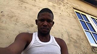 Bad bitch gets fucked outdoor in doggystyle with big black cock