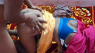 Beautiful girl fucks delivery boy without condom