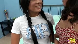 Brunettes Head Home For Intense Lesbian Pussy Eating