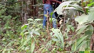 I slept with that strange woman and we mated in the bush, her big hairy bbw body bent over for doggystyle.