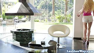 Redhead Lesbian Pussylicked by Gorgeous Dyke in Adorable Scene