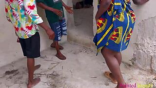 Oh wow, those big black cocks pampering that big ass wife in erotic backyard sex!