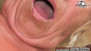 Old ugly granny wants sex in nylons