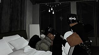 i'm a femboy owned by two black cocks