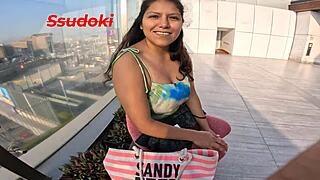 She pays for dinner, gives blowjob and anal, but ends up fucking me in creampie finish 😈