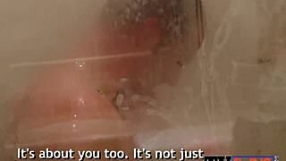 Horny Wife And Husband Fuck In Shower Before Party