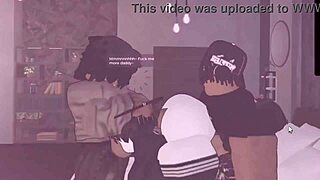 i'm a femboy owned by two black cocks