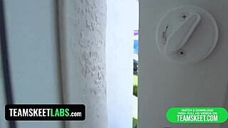 Teamskeet - Nerdy Cute Girl Leana Lovings Helps Pornstars And Ends Up In The Movie - Fluffers Pt 2