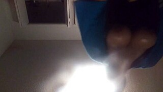 Alicia engages in intense pussy play with dildo and asian toys