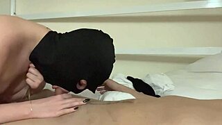 this bandit decided to rob me by sucking all the cum out of my cock