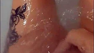 Pretty Woman Masturbates In A Hot Tub - Cumshot Bright And Loud - Watch To The End