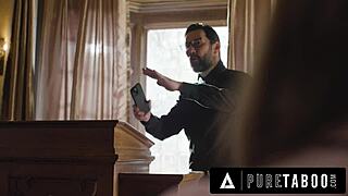 in pure taboo, i as horny virgin teen seduce pervert priest to fuck my ass