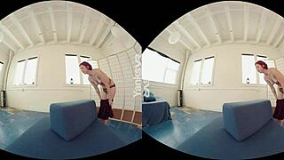 Yanks VR Presents Amateur Hedera's Horny Humping Orgasm