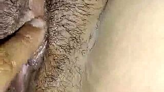 Hot Girl With Hairy Pussy Fingered By Boyfriend