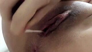 asian girl uses chinese balls and vibrator on her vagina