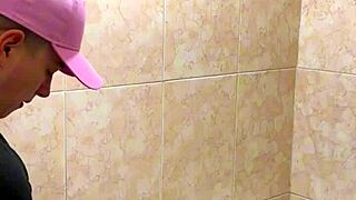 Hot Colombian Students Caught Fucking in School Bathroom