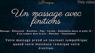 i give a massage with blowjob