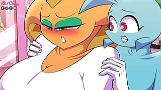 Snake Girl Compilation 1 With Big Tits Creampie And Cum