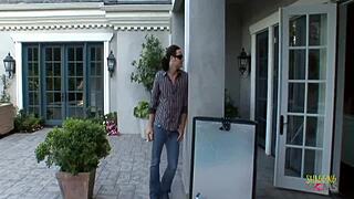 Knock On Door Leads To Steamy Sex With Big Fake Tits